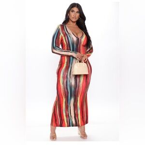 Fashion nova work of art maxi